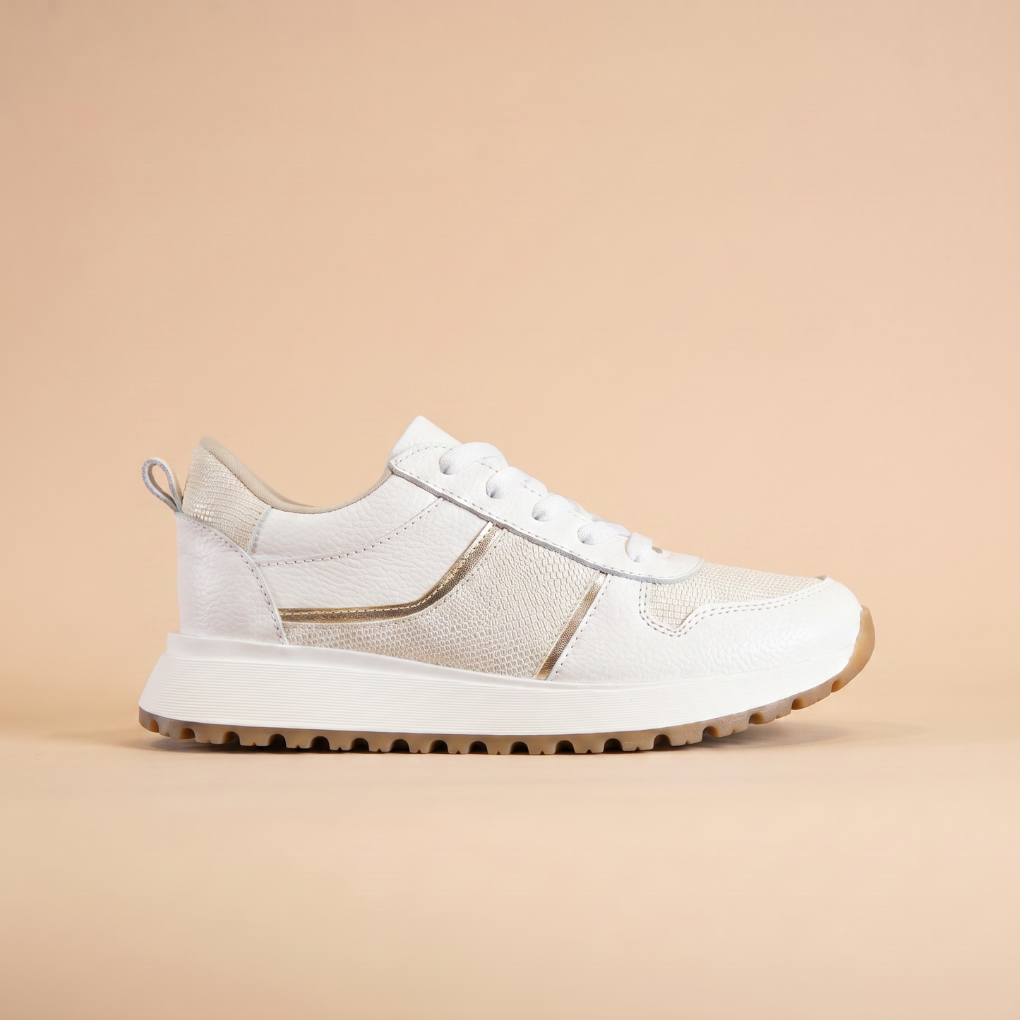Tenis Cuero Talco · D3847