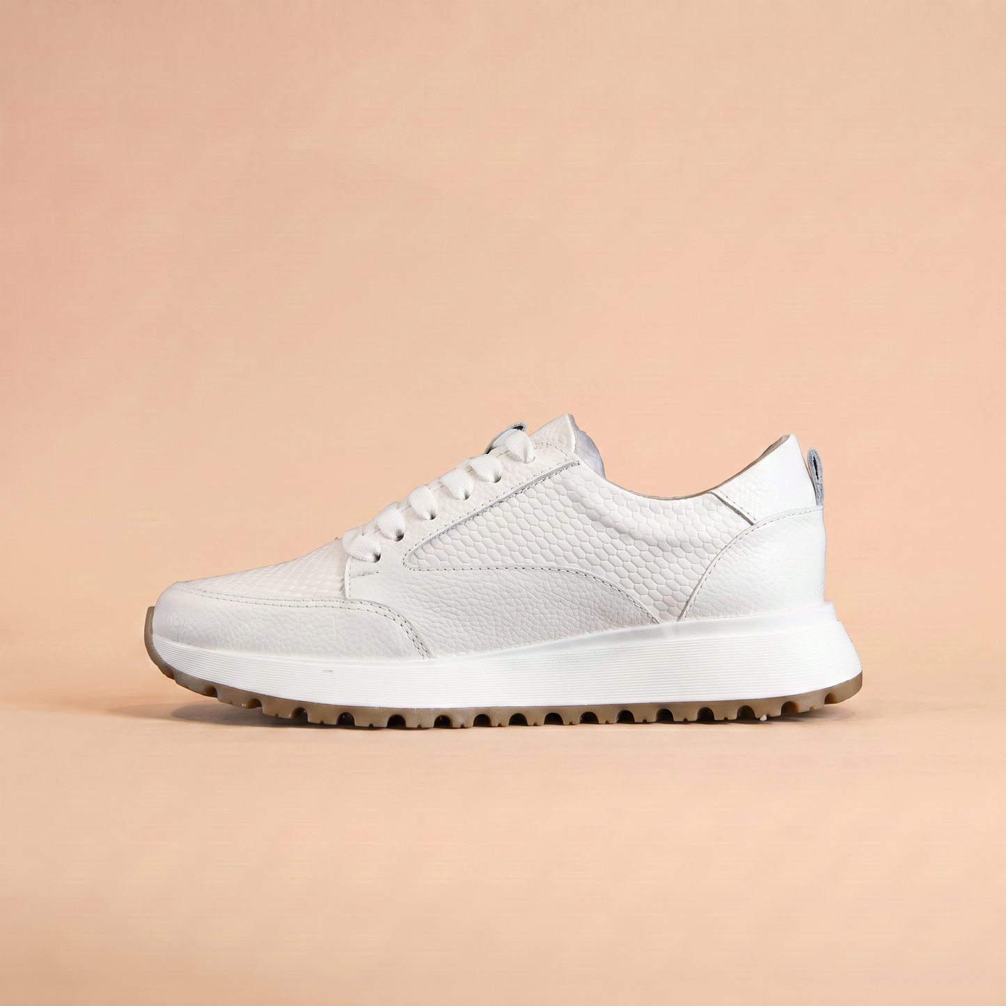 Tenis Cuero Blanco · D2126