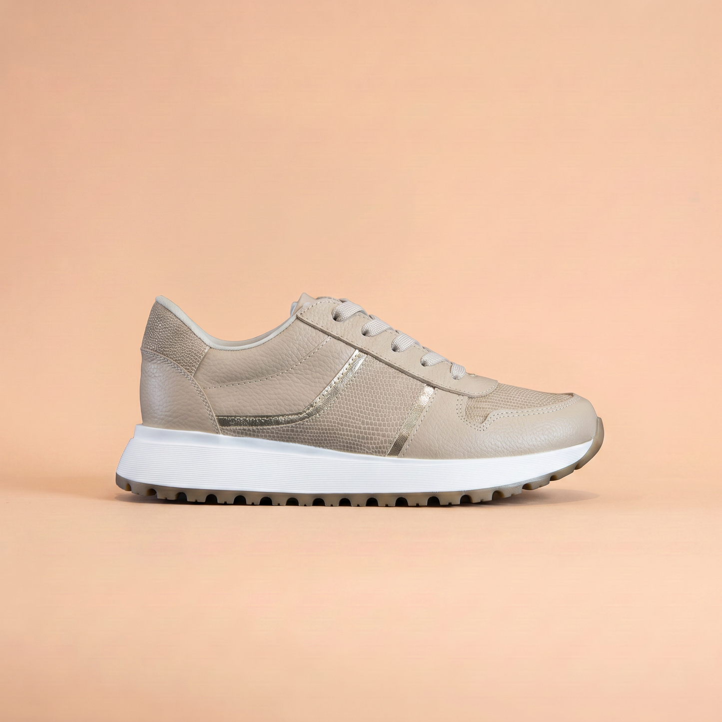 Tenis Cuero Capuchino · D3847
