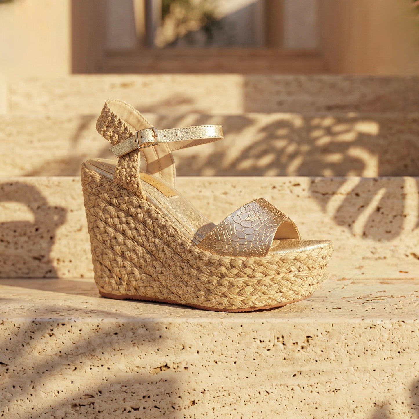 Aura Yute Plataforma Beige