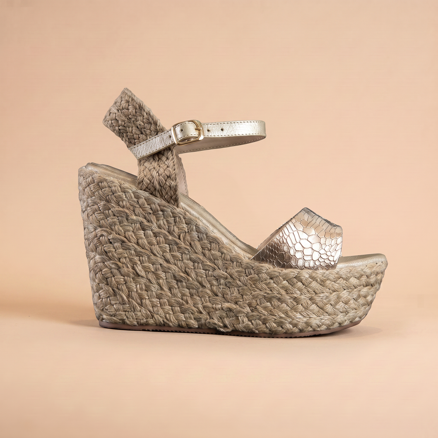 Aura Yute Plataforma Beige